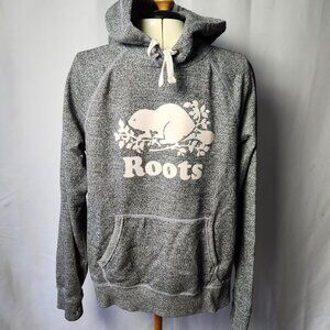 Classic Roots Hoodie in Light Gray with White Beaver Logo